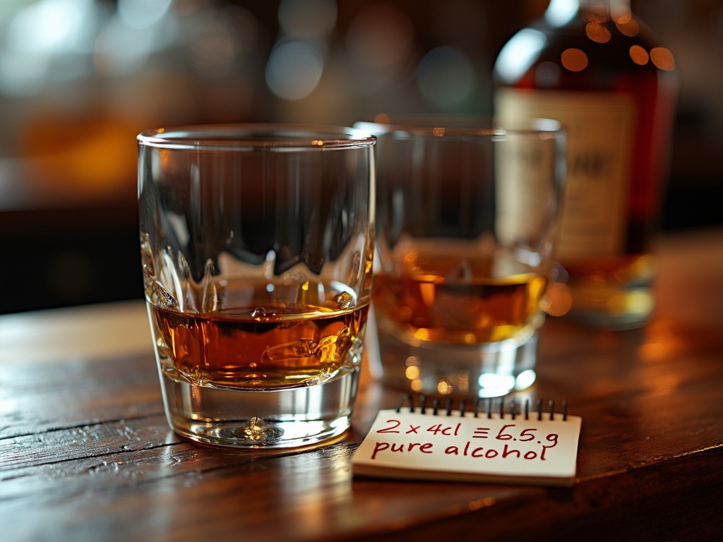 2 verres de whisky combien de gramme