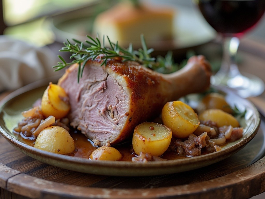 accompagnement cuisse de canard confit
