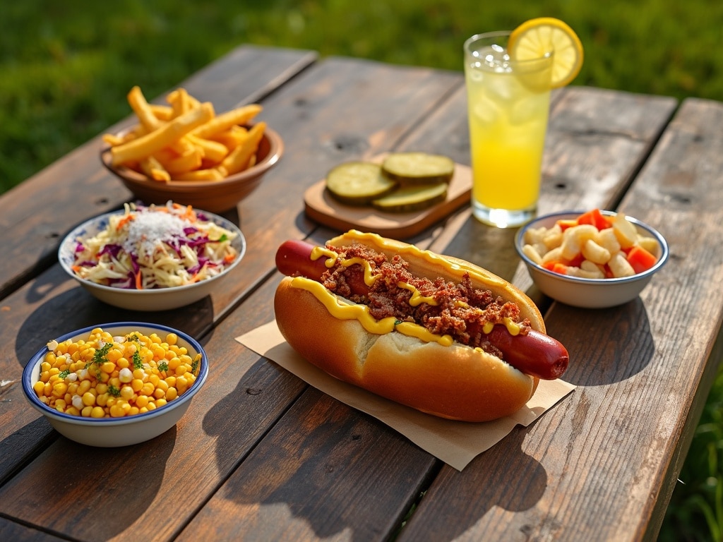 accompagnement pour hot dog