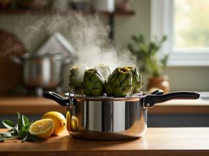 cuisson artichaut cocotte minute