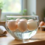 oeufs qui flottent