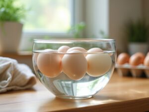 oeufs qui flottent