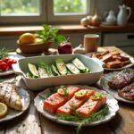 quelle viande ou poisson avec des courgettes