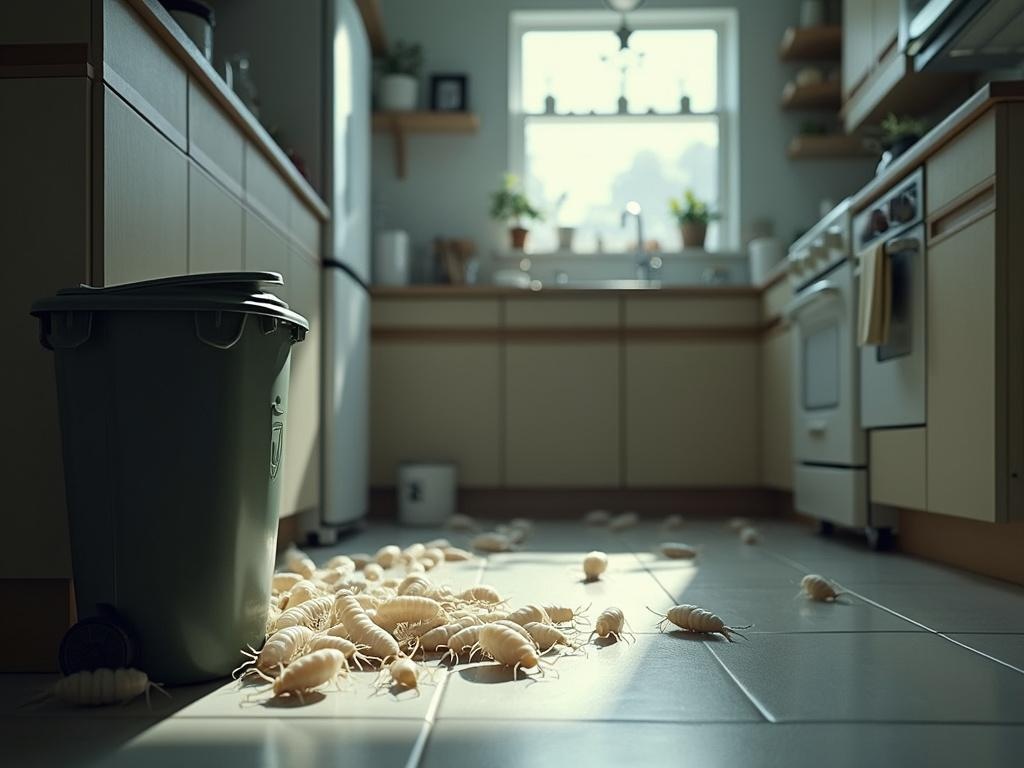 asticot dans la maison signification