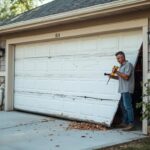 probleme porte de garage sectionnelle
