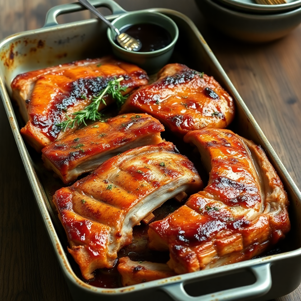 recette travers de porc fondant au four