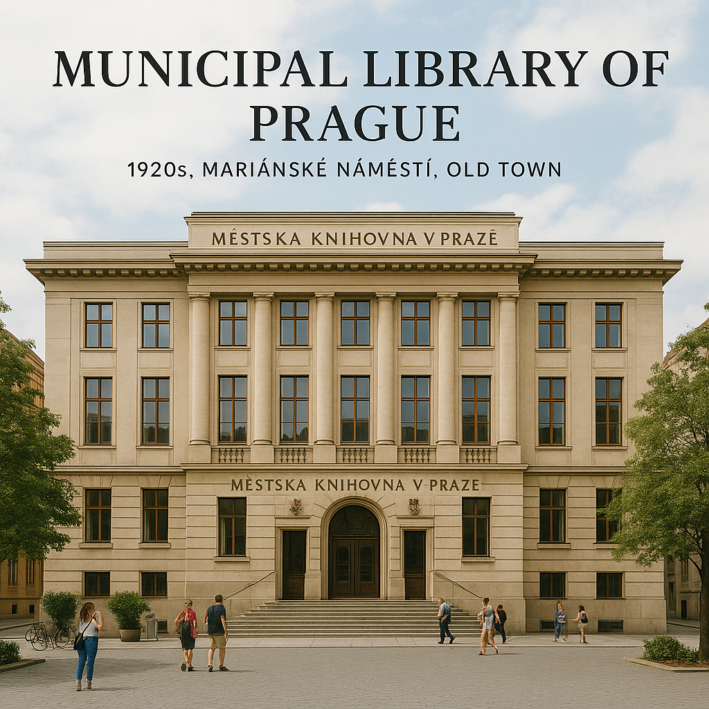 bibliothèque municipale de prague