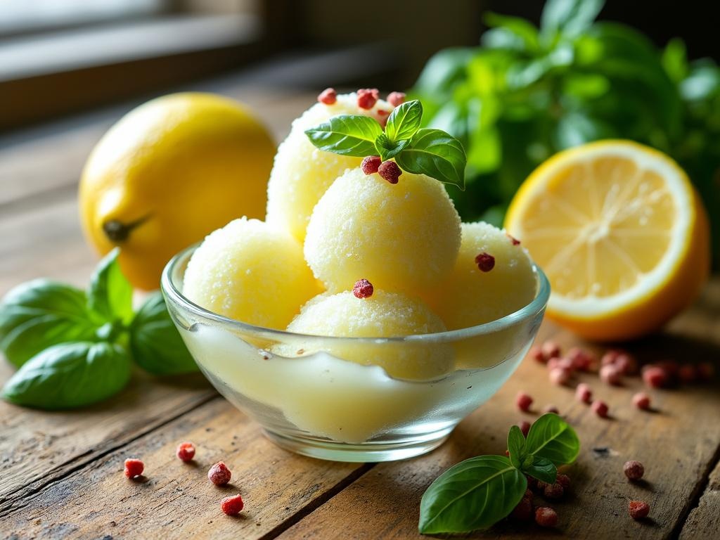 sorbet citron basilic novascope