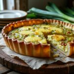 tarte aux poireaux à l'ancienne