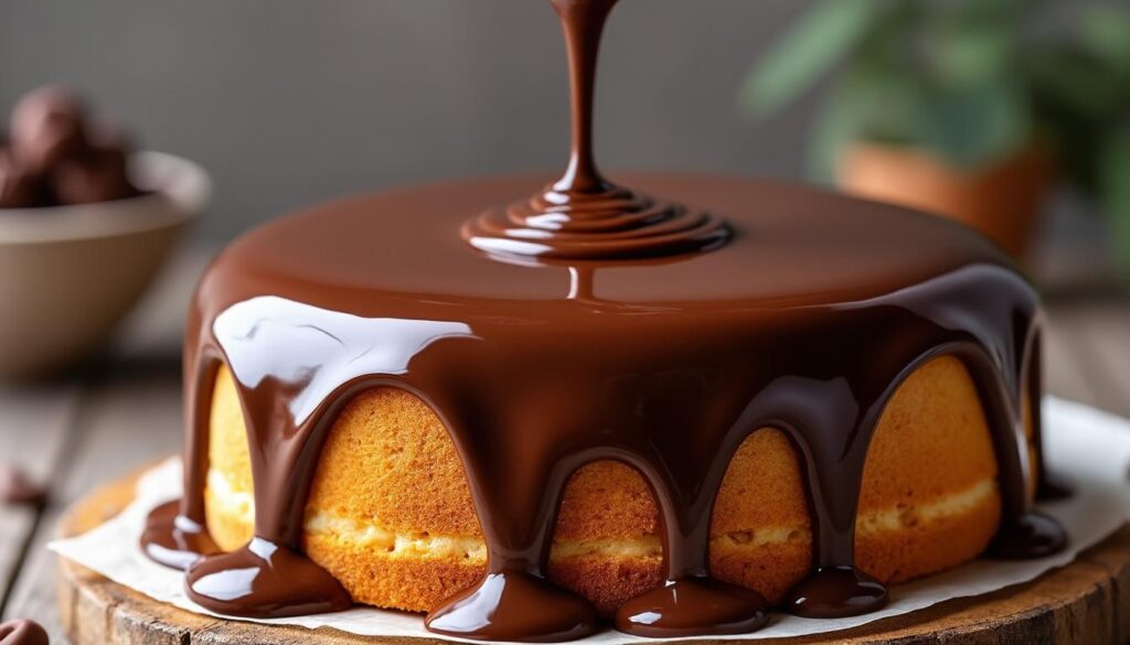 découvrez une recette facile pour un glaçage au chocolat au lait brillant et gourmand, parfait pour sublimer tous vos desserts.