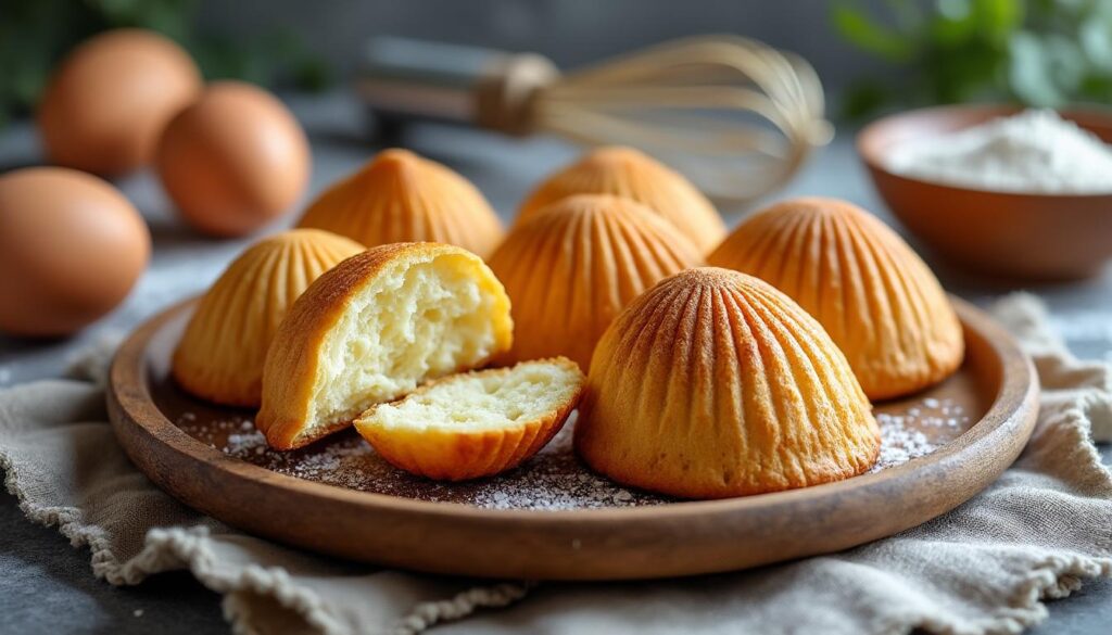 découvrez la recette facile et moelleuse des biscuits madeleines de cyril lignac pour un goûter gourmand et rapide à préparer.