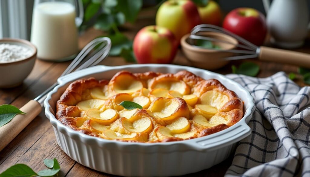 découvrez la recette de grand-mère du clafoutis aux pommes : un dessert facile, rapide et délicieux pour régaler toute la famille.