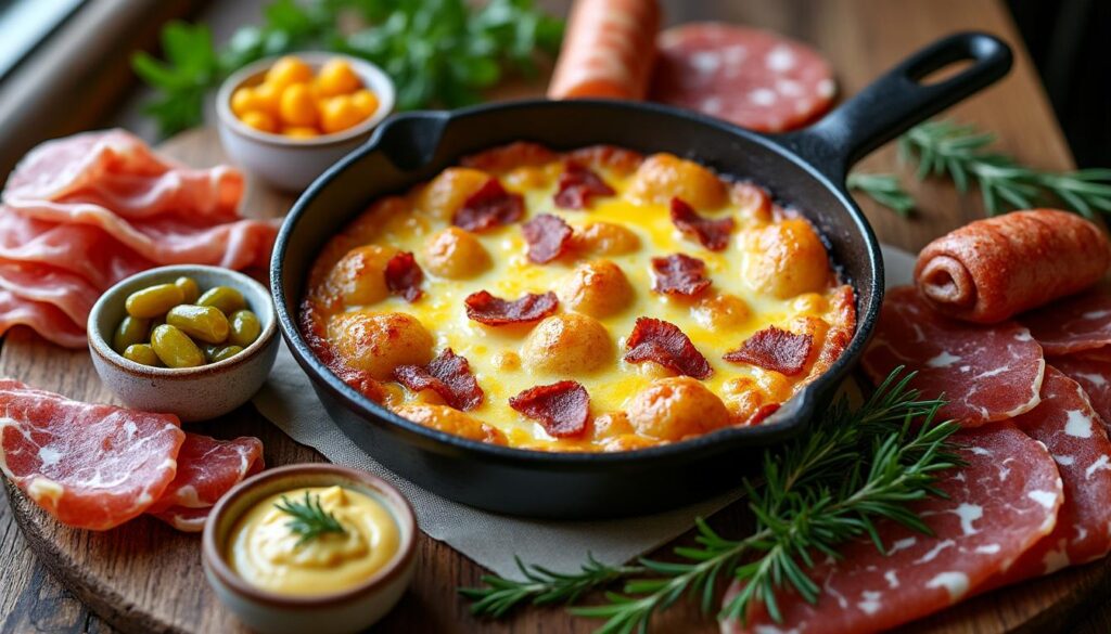 découvrez des idées simples et savoureuses pour accompagner votre tartiflette avec une sélection de charcuteries, parfaites pour un repas convivial et gourmand.