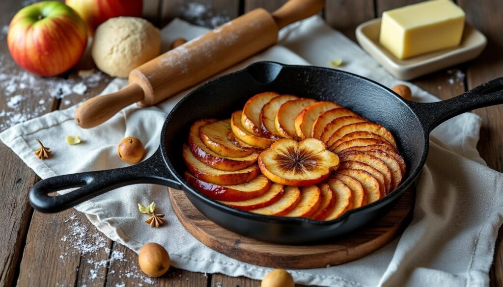 découvrez la recette authentique de la tarte tatin grand-mère avec la méthode traditionnelle pour un dessert savoureux et fondant.