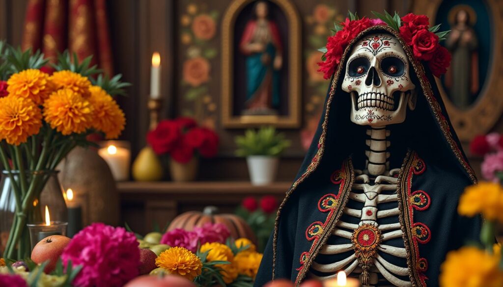 découvrez l'origine, les symboles et la signification du culte mexicain de la santa muerte, une figure vénérée pour la protection et la mort.