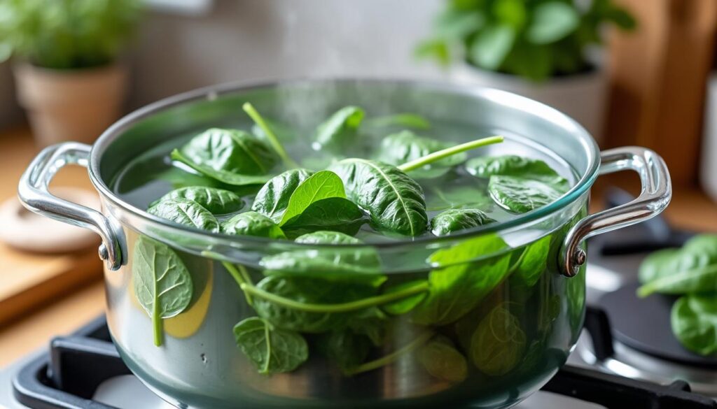 découvrez le temps de cuisson idéal des épinards frais à l'eau avec notre guide rapide et précis pour conserver saveur et bienfaits.