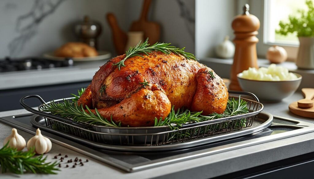 découvrez une recette facile et rapide de rôti de porc à l'air fryer pour un repas savoureux et croustillant en un rien de temps.