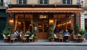 découvrez le café gaité à paris 14, un restaurant convivial situé près de montparnasse, idéal pour partager un repas chaleureux dans une ambiance authentique.