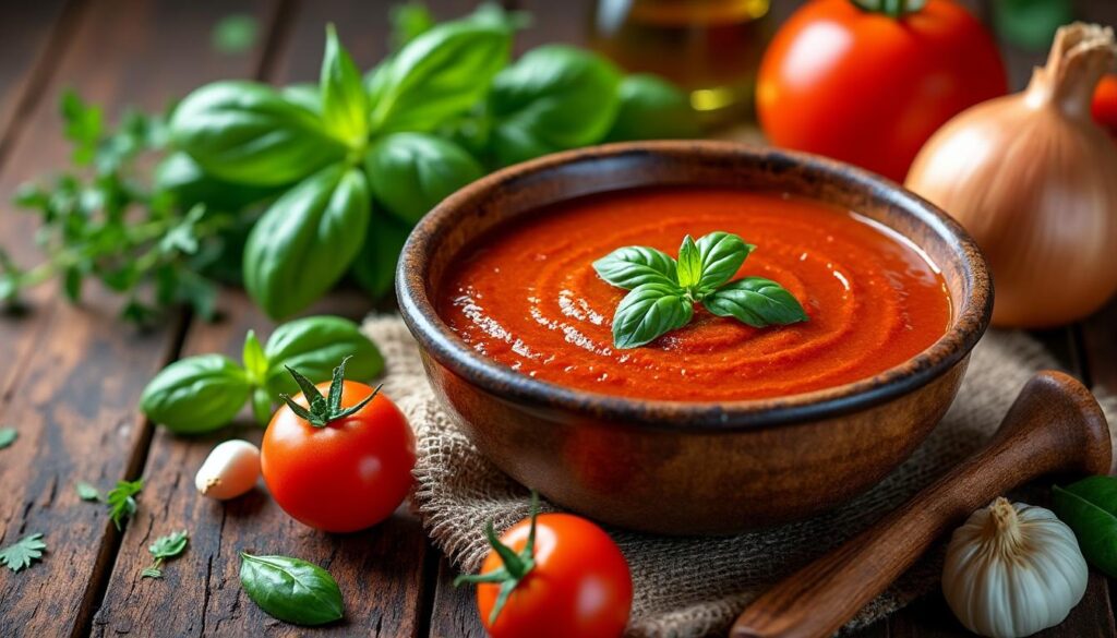 découvrez la recette traditionnelle de la soupe à la tomate de grand-mère, facile à préparer, savoureuse et pleine de douceur pour réchauffer vos repas.