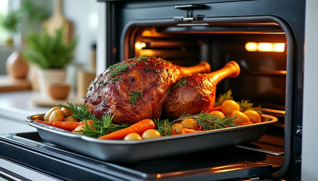 découvrez notre guide pratique pour maîtriser le temps de cuisson du gigot d’agneau au four à chaleur tournante et réussir une viande tendre et savoureuse.