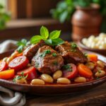découvrez la recette traditionnelle portugaise des tripas à moda do porto, un plat savoureux et simple à préparer, emblématique de la cuisine de porto.