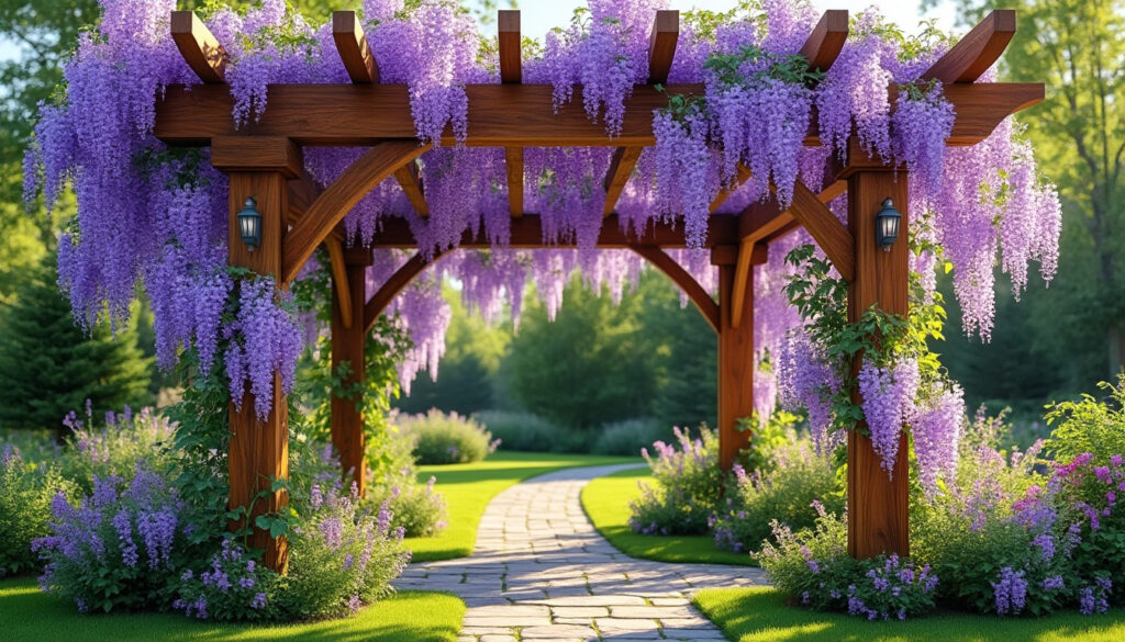découvrez comment fabriquer une pergola pour glycine grâce à notre guide pratique rempli d'astuces pour réussir votre projet de jardin avec style et robustesse.