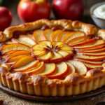 découvrez notre recette facile et gourmande de la tarte normande aux pommes, un dessert traditionnel alliant saveurs fruitées et onctuosité.