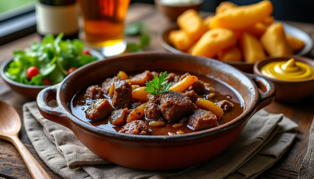 découvrez des idées simples et savoureuses pour accompagner votre carbonade flamande et sublimer ce plat traditionnel belge.