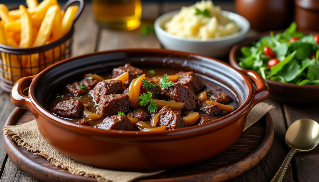 découvrez des idées simples et savoureuses pour accompagner votre carbonnade flamande et sublimer ce plat traditionnel belge.