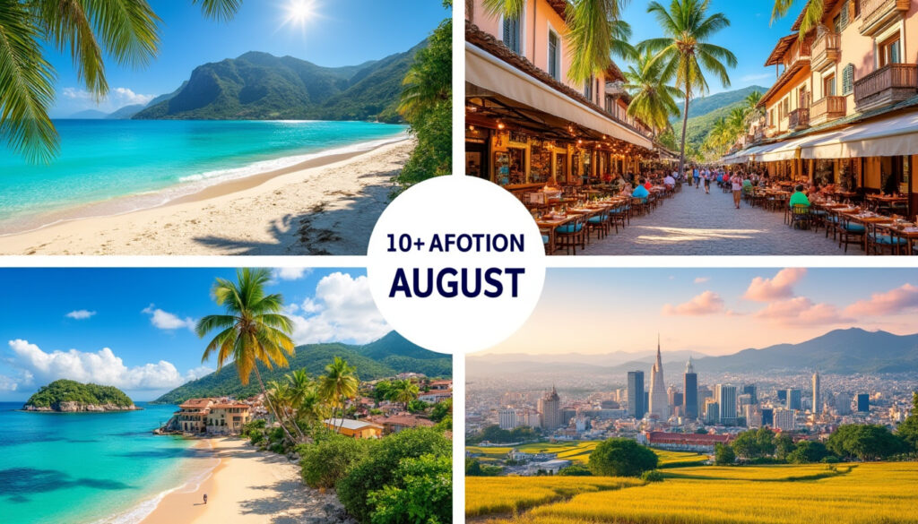 découvrez 10 destinations abordables pour voyager en août sans vous ruiner. profitez de conseils et astuces pour vos vacances pas chères cet été.