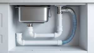 découvrez un schéma clair pour l'évacuation de votre évier et lave-vaisselle, avec des conseils pratiques pour une installation facile et efficace.