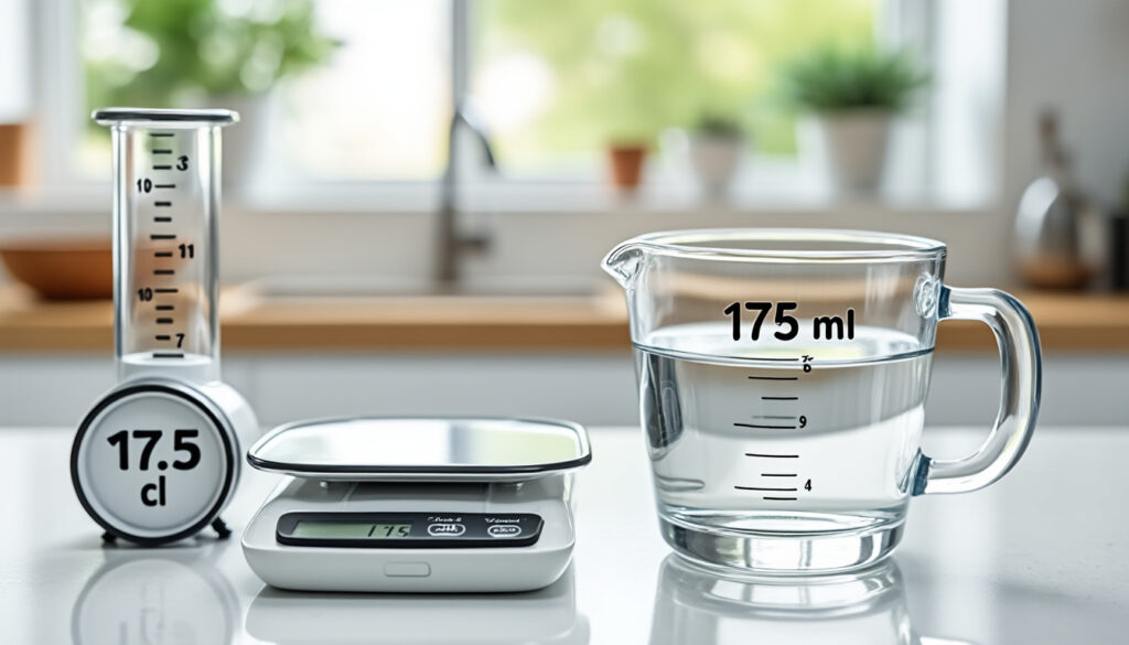 découvrez comment convertir facilement 175 ml en cl grâce à notre guide simple et rapide. apprenez la méthode de conversion pour maîtriser les mesures de volume en un rien de temps.