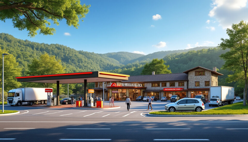 découvrez l'aire du haut forez sud sur l'a89 : services complets, restaurants accueillants et station pour un arrêt confortable lors de votre voyage.