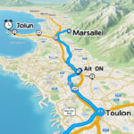 découvrez la distance entre marseille et toulon, avec un itinéraire détaillé, la durée du trajet et les coûts actualisés pour planifier votre voyage en toute sérénité.