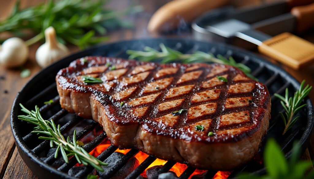 découvrez nos conseils et astuces pour réussir la cuisson parfaite de votre entrecôte au barbecue, pour un repas savoureux et gourmand à chaque fois.