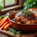 découvrez notre recette traditionnelle de joue de porc façon grand-mère, mijotée lentement pour un plat savoureux et simple à préparer, parfait pour un repas réconfortant.