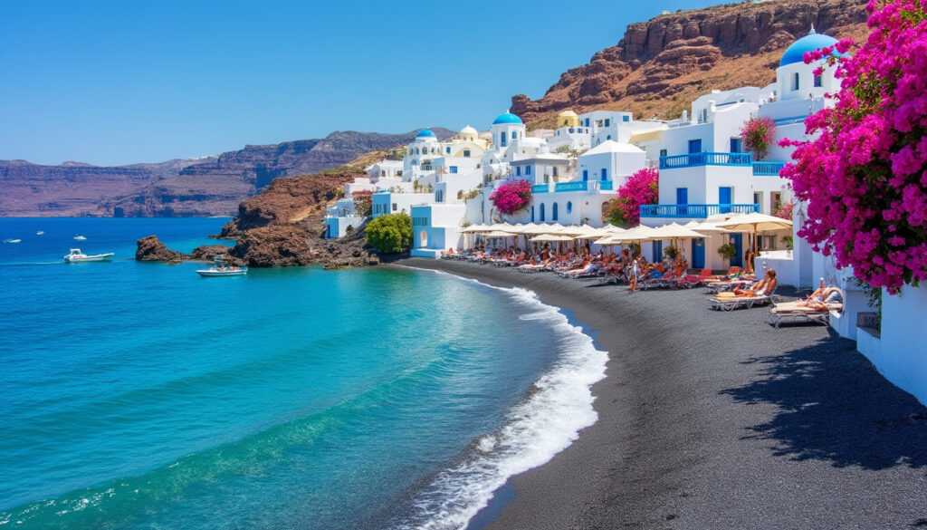 découvrez kamari à thira, santorin : guide complet pour visiter ses plages paradisiaques, ses attractions incontournables et profiter pleinement de votre séjour en grèce.