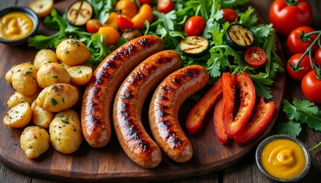 découvrez des idées simples et savoureuses pour accompagner vos saucisses grillées, des légumes aux accompagnements gourmands pour un repas réussi.
