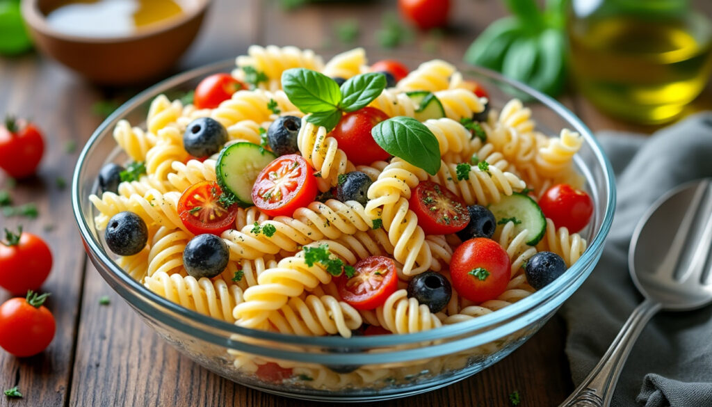 découvrez nos recettes faciles et savoureuses de salade de pâtes avec une sauce maison, parfaites pour un repas frais et gourmand.