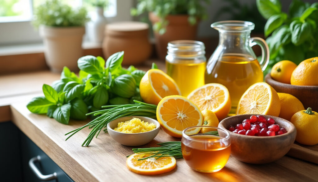 découvrez des recettes simples de vinaigrettes sans vinaigre, utilisant des alternatives naturelles pour des sauces savoureuses et légères.