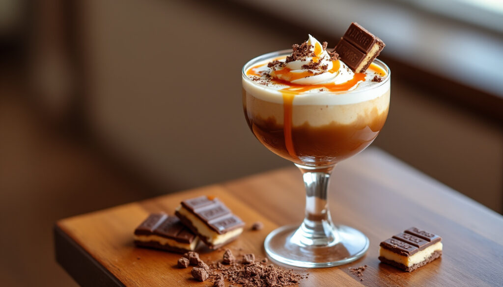 découvrez la recette facile du cocktail bonbon twix : une boisson gourmande aux saveurs de caramel et de chocolat, parfaite pour se faire plaisir.